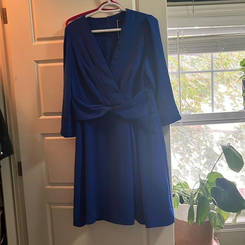 Blue Karen Millen dress